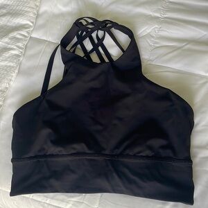 Lulu lemon black criss cross bra